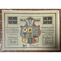 Нотгельд , 50 пфеннигов 1920 год. Каппельн. Веймарская республика