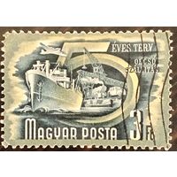 Венгрия 1950. Развитие морского и воздушного транспорта