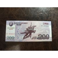 Северная Корея 200 вон образца 2012 года UNC pcs13(2)