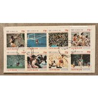 Шотландия. Calve Island 1984. Олимпиада Лос-Анджелес 1984. Малый лист