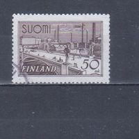 [1568] Финляндия 1942. Культура.Архитектура.Мост в Тампере. Гашеная марка.