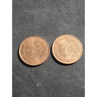 Германия 5 евроцентов 2019 A J