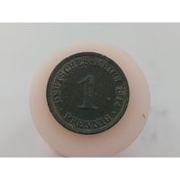 1 пфенинг 1914 год Германия  Буква АA лот 44