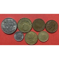 Европа, 7 разных монет из 7 стран - 2
