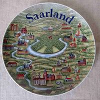 Коллекционная тарелка Villeroy Boch Saarland Много лотов с 5 рублей!