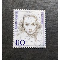 Марка Германия 1997 год Известные женщины