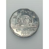 Канада 5 центов  1960 года .