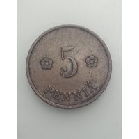 Финляндия 5 пенни 1935 года .