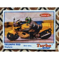 Вкладыш Turbo (Турбо) Sport (серия 1-70, Спорт, Blue), номер 22, Triumph 900 Daytona. Возможен небольшой торг.