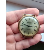 Часы ссср полет автоподзавод, позолота, на ходу, не с рубля