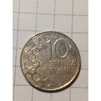 10 пенни Финляндия 1996 год.