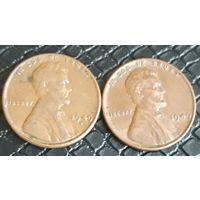 1 цент 1949 Р & D США