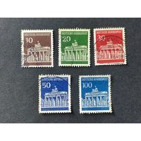 Германия 1966. Бранденбургские ворота, Берлин. Полная серия