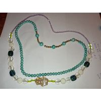 Бусы с рубля