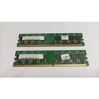 Оперативная память 2x Hynix (DDR2, 1Gb)