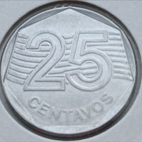 Бразилия. 25 сентаво 1995 года.