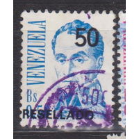 Известные люди личности Симон Боливар Венесуэла 1991 год  лот 16 С НАДПЕЧАТКОЙ менее 20 % от каталога по курсу 2,8 р