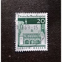 Марка Германия 1966 год Архитектура