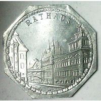ГЕРМАНИЯ НЮРНБЕРГ 20 пфеннигов 1920 год - ШТЕМПЕЛЬНЫЙ БЛЕСК!