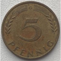 Германия 5 пфеннигов 1970 г. G