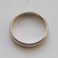 Кольцо солдата вермахта Диаметр 19 мм клеймо 835 вес 2.85 гр