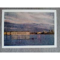 1949. Пушкиниана. Ленинград. Белая ночь на Неве