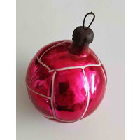 Елочная игрушка СССР . Футбольный мяч