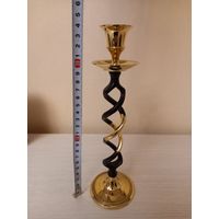 Подсвечник латунь винтажный стиль