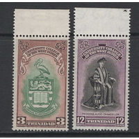 1951 остров Тринидад** Университет, Герб, Принцесса Алиса, пара