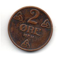 КОРОЛЕВСТВО НОРВЕГИЯ. 2 ЭРЕ 1951