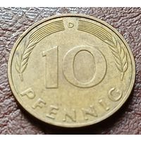 Германия 10 пфеннигов, 1991   D    ( 1-4-5 )