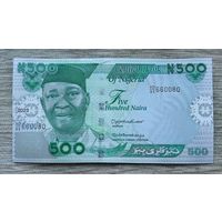 Werty71 Нигерия 500 найра 2023 UNC банкнота