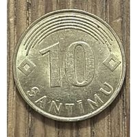 10 Сантимов Латвия 2008г.