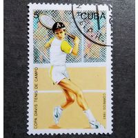Марка Куба 1993 год Теннис