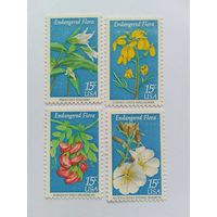 Марки  США  Цветы  4  шт. - 2,00 руб