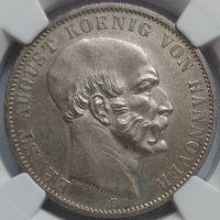 1 талер 1848 Ганновер MS-62 NGC.  Редкость!