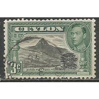 Цейлон. Король Георг VI. Пик Адамса. 1938г. Mi#231.