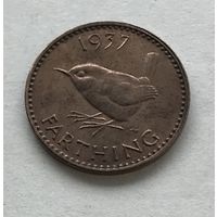 Великобритания 1 фартинг 1937 Георг VI