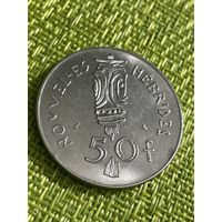 Новые Гебриды 50 франков 1972 г ( малый тир 200 тыс.