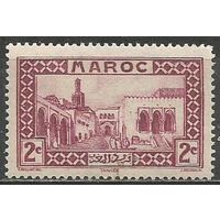 Французское Марокко. Дворец султана в Танжере. 1933г. Mi#94.