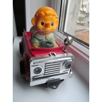 Машинка с Буратино электромеханическая игрушка СССР