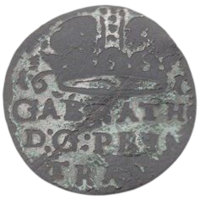 КНЯЖЕСТВО ТРАНСИЛЬВАНИЯ. 1 грас (грош) 1613. Князь Габриэль Баторий (Габор Батори)