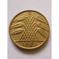 Германия 10 рейхспфеннигов 1925G,отличная.