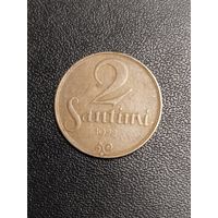 2 сантима 1922 . Хорошее состояние! С 1 рубля