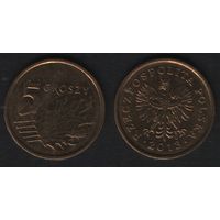 Польша y278 5 грош 2013 год (mw) (стар.тип) надп. вокруг орла (_6