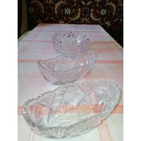 Салатницы из хрусталя