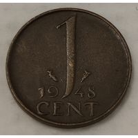 Нидерланды 1 цент, 1948 (2-5-70)