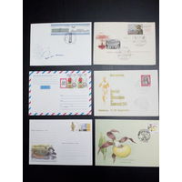 Лот конвертов, почтовых карточек разных