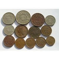 Порт. Колонии, Лот х 13 разных монет