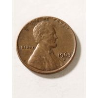 США 1 цент 1963 D